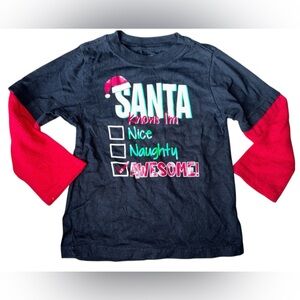 🎄 boys Christmas long sleeve shirt